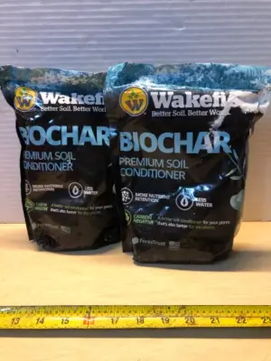 2 bags 2 quart dry Biochar medium soil conditioner