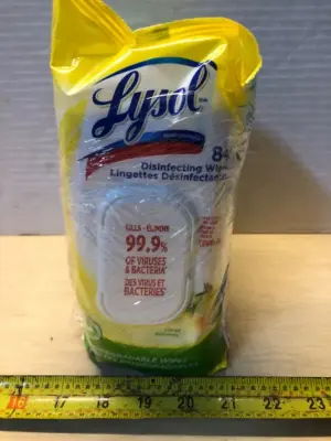 4 packs Lysol wipes