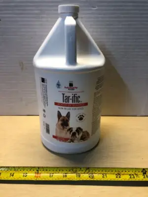 1 gallon Tar-ific itch relief shampoo skin relief for dogs