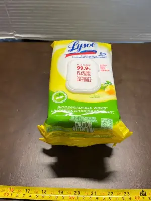 2ct lysol wipes