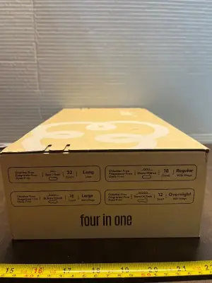 four in one size pads