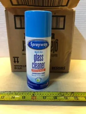 6 cans 15oz glass cleaner foaming action