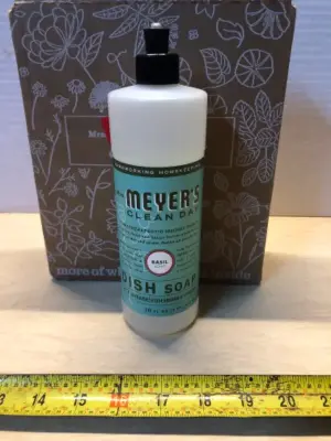 3 bottles 16oz mrs Meyers dish soap
