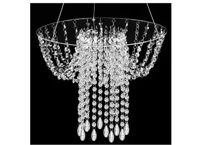 17.7” wedding cake stand Crystal chandelier (similar to image)