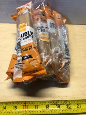 15 double treat dog bones exp:4/27