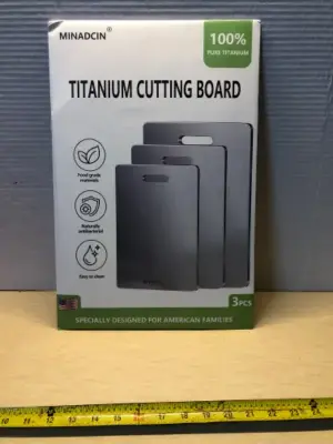 3pc titanium cutting board