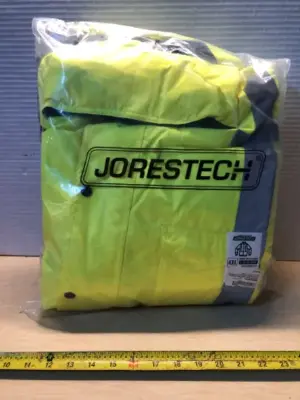 4XL high visibility parka with hoodie