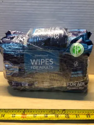 3 packs wipes for adults
