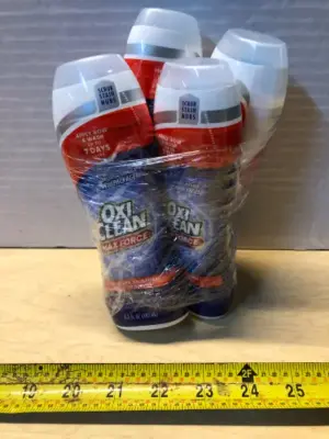 4 bottles 6.2oz oxi clean max force laundry stain remover