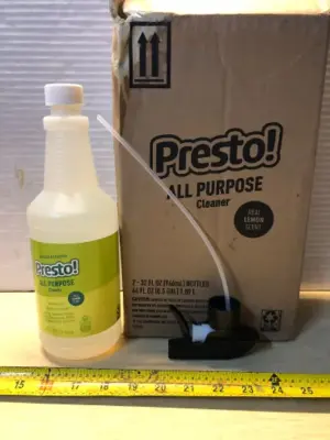 2 bottles 32oz presto all purpose cleaner