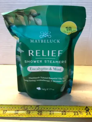 2 bags 18 tablets each shower steamers eucalyptus and mint