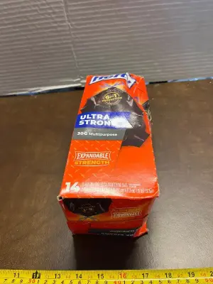 hefty ultra strong 30 gal trash bags