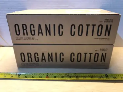 2 boxes organic cotton variety pack pads
