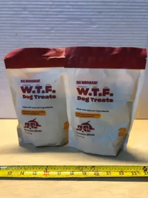 2 bags 6oz dog treats exp:10/6/27
