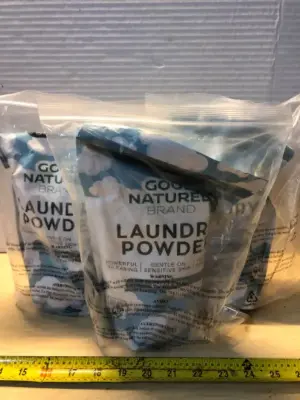 3 bags 47oz laundry powder