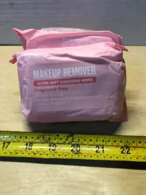 4 packs of makeup remover wipes