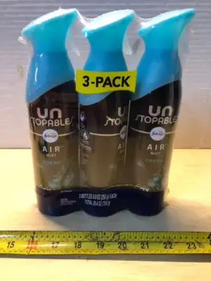 3 bottles 8.8oz febreze air mist