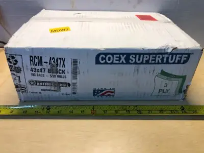 43x47 black 100 count bags