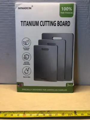 3pcs titanium cutting board