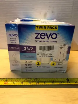 2 boxes Zevo flying insect trap