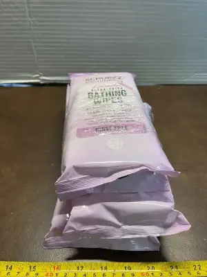 4ct bathing wipes