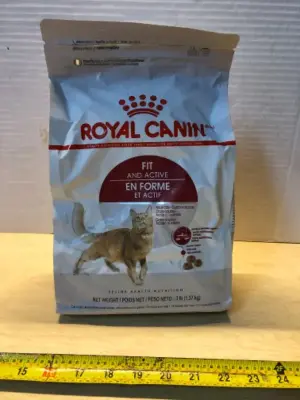 3lb royal canin fit and active cat food exp:5/15/26
