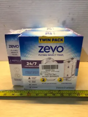 2 boxes Zevo flying insect trap
