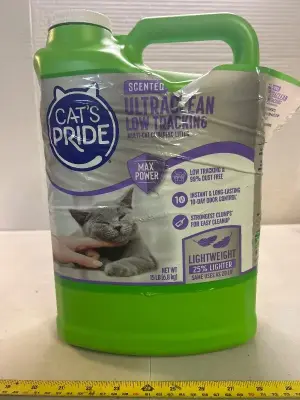 15 lb ultra clean, low tracking cat litter