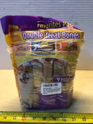 2 packs 25oz double treat bones variety packs exp:11/26