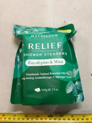 relief shower streamers