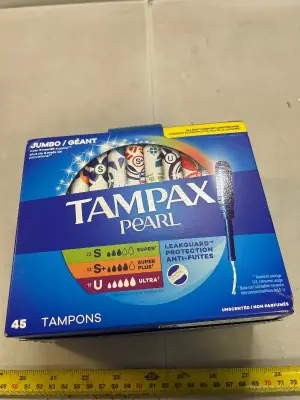 tampax pearl ultra s and s+ tampons