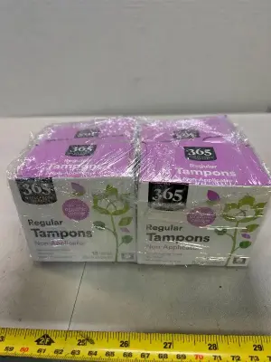4 box tampons no applicator
