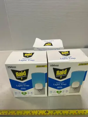 3 raid insect light traps