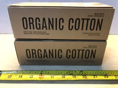 2 boxes organic cotton regular liners