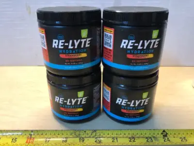 4 tubs Re-Lyte dietary supplement exp:7/30