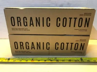 2 boxes organic cotton regular pads with wings