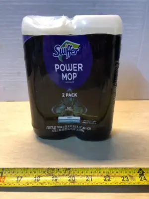 2 bottles 25oz swiffer power mop floor cleaner