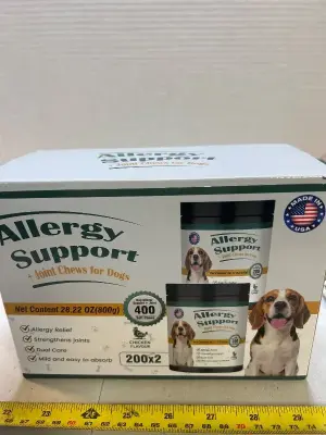 2 200 pack allergy support chews for dogs