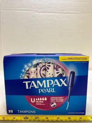 32 pack tampax pearl ultra tampons