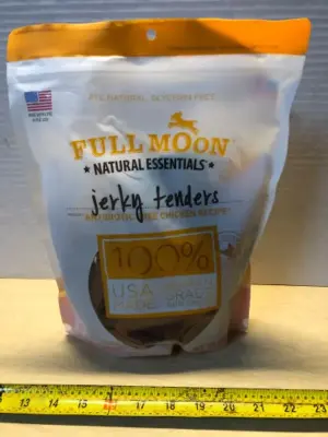 26oz full moon 100% human grade dog treats jerky tenders exp:6/11/27