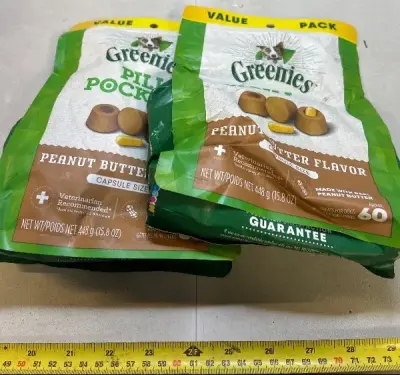 2 greenies pill pockets 03/26 BB