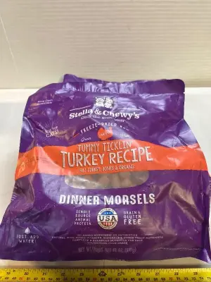 2 pack turkey freeze dried dinner morsels