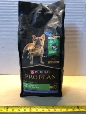 6lb purina pro plan small breed dog food exp:11/26 (tape over box cutter cut)