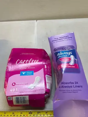 2 pack feminine liners