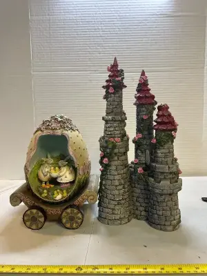 2 ct decor chipped castle