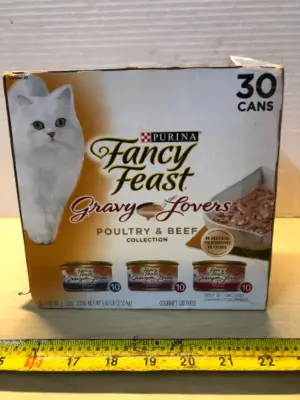 30 cans fancy feast cat food exp:12/27