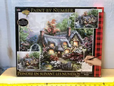 Paint by number cottage