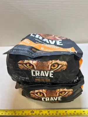 2 4lb crave adult cat food