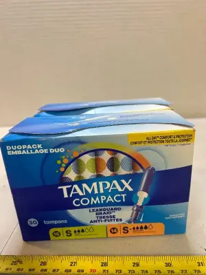 2 tampax compact s and s+