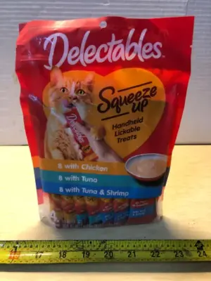24ct variety pack delectables cat treats exp:1/11/27